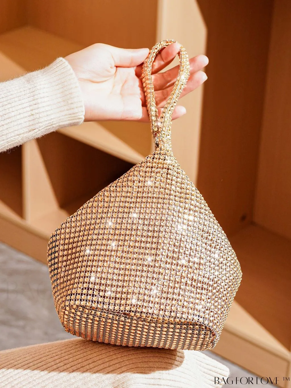 BagForLove - Rhinestone-Adorned Mini Evening Bag: Elegant and Compact