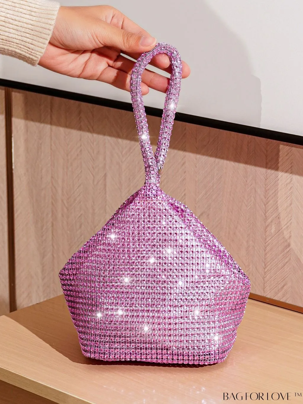 BagForLove - Rhinestone-Adorned Mini Evening Bag: Elegant and Compact
