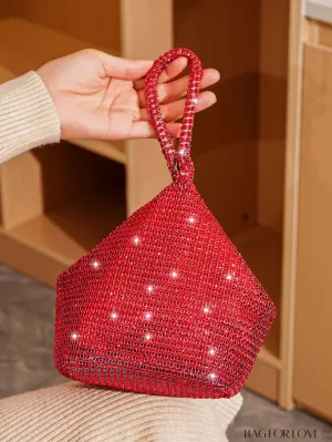 BagForLove - Rhinestone-Adorned Mini Evening Bag: Elegant and Compact