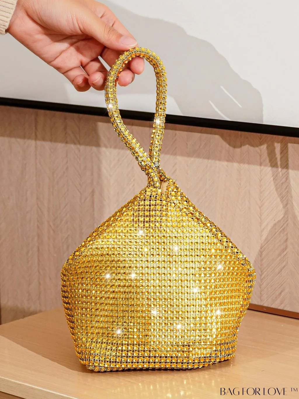 BagForLove - Rhinestone-Adorned Mini Evening Bag: Elegant and Compact
