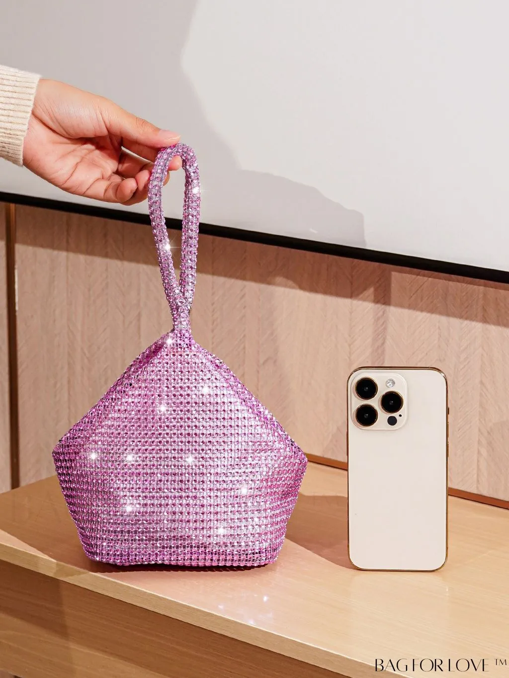 BagForLove - Rhinestone-Adorned Mini Evening Bag: Elegant and Compact