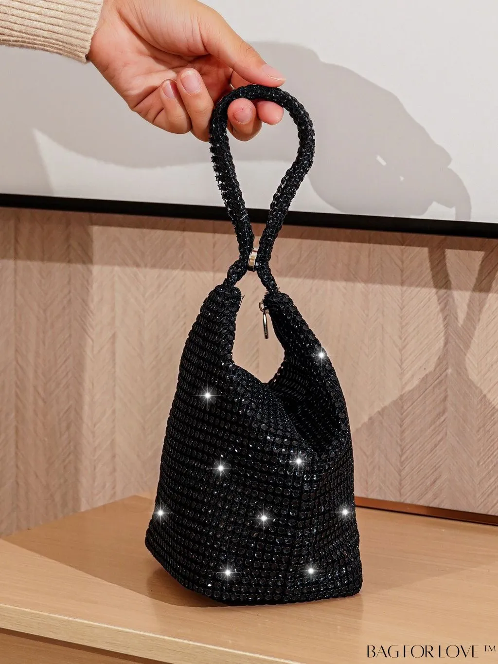 BagForLove - Rhinestone-Adorned Mini Evening Bag: Elegant and Compact