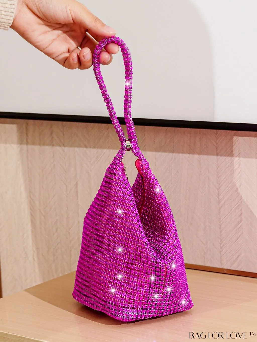 BagForLove - Rhinestone-Adorned Mini Evening Bag: Elegant and Compact