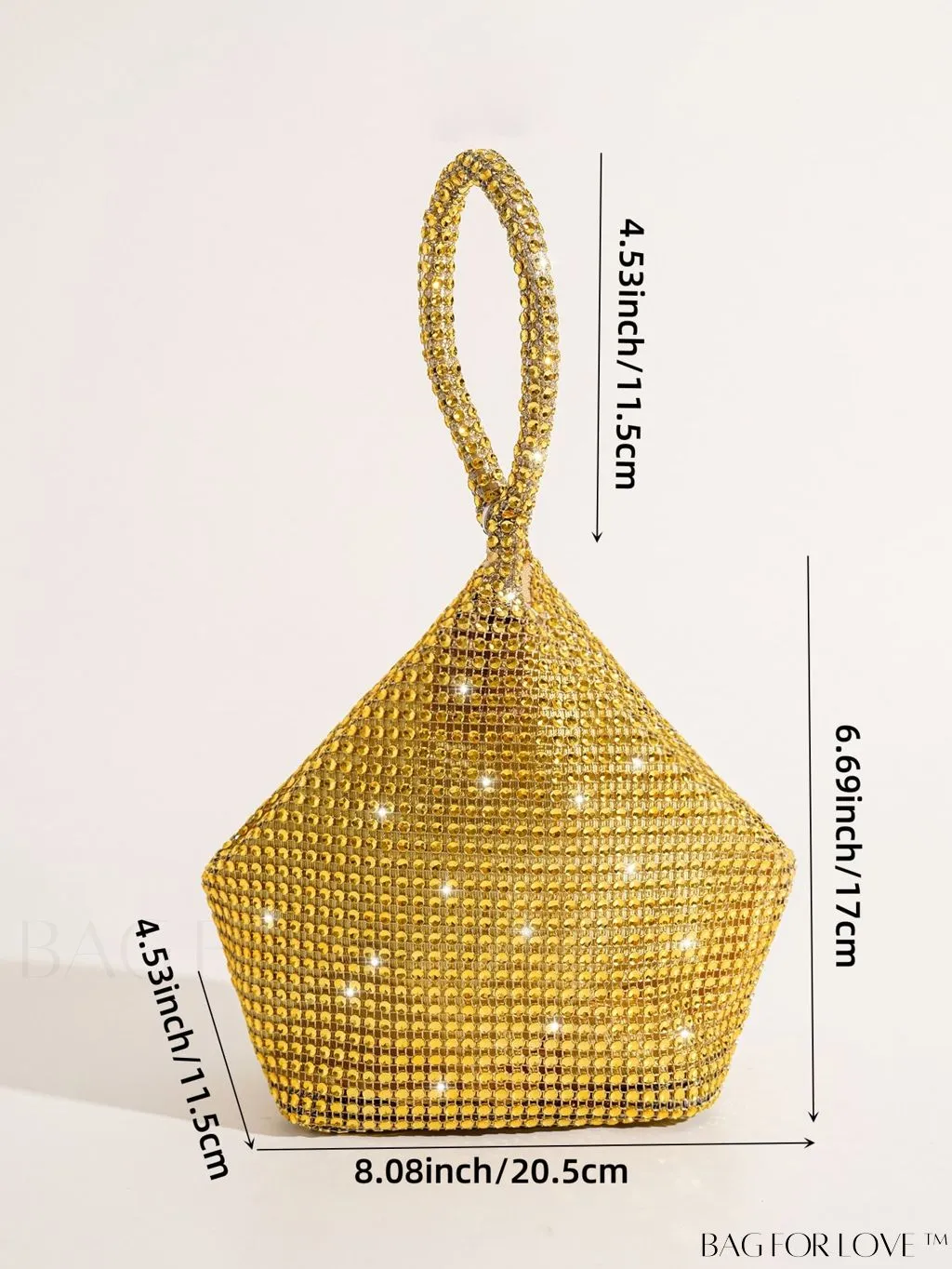 BagForLove - Rhinestone-Adorned Mini Evening Bag: Elegant and Compact