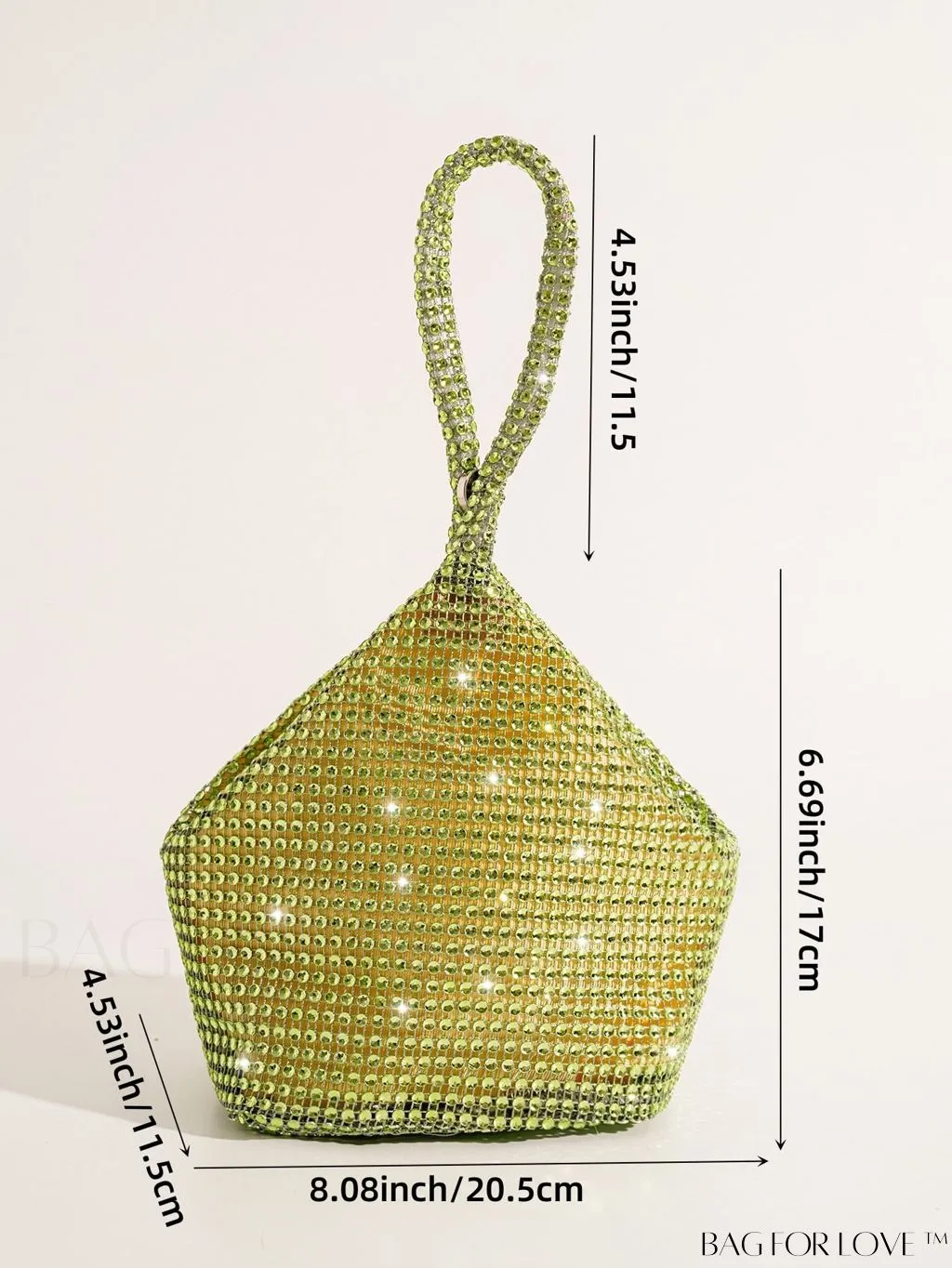 BagForLove - Rhinestone-Adorned Mini Evening Bag: Elegant and Compact