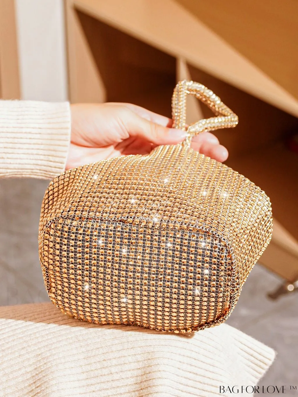 BagForLove - Rhinestone-Adorned Mini Evening Bag: Elegant and Compact