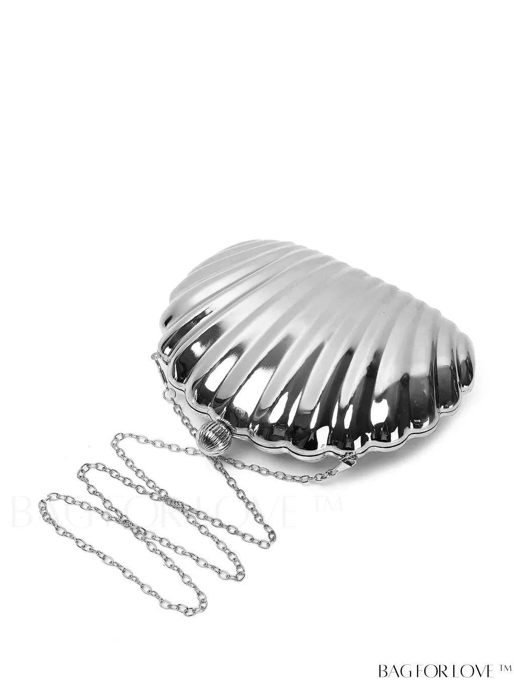 BagForLove - Stylish Silver Dome Party Bag - Compact and Trendy Design