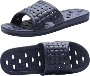 Bath Slippers with Drainage Holes, Quick-Drying Non-Slip Slippers for Home, Dormitory, Bathroom - Unisex