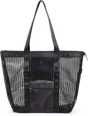 Beach Bag - Mesh Tote Bag Mothers Day Gifts for Mom Women Bag for Travel Pool Family Beach Vacation Cruise Essentials 2025
