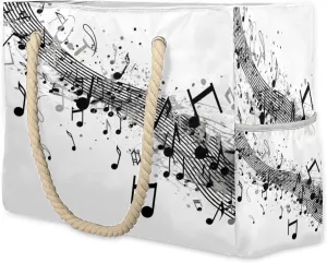 Beach Bags for Women and Men Extra Large Waterproof Sandproof Zipper Travel Tote Bag