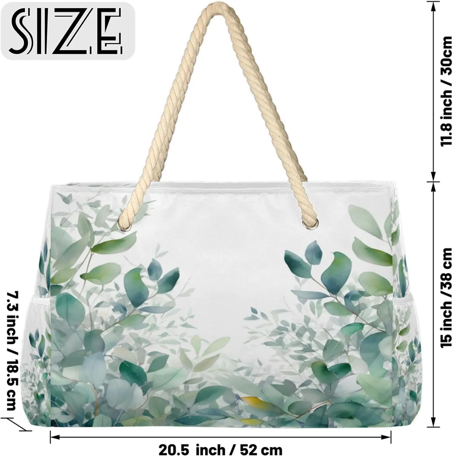 Beach Bags for Women Large Beach Tote Bag, Waterproof Sandproof Swim Pool Bag with Zipper