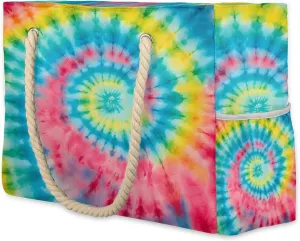 Beach Bags for Women Waterproof Sandproof Large Beach Tote Bag with Zipper Swim Pool Bag for Travel Outdoor