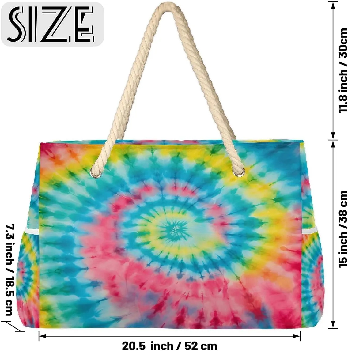Beach Bags for Women Waterproof Sandproof Large Beach Tote Bag with Zipper Swim Pool Bag for Travel Outdoor