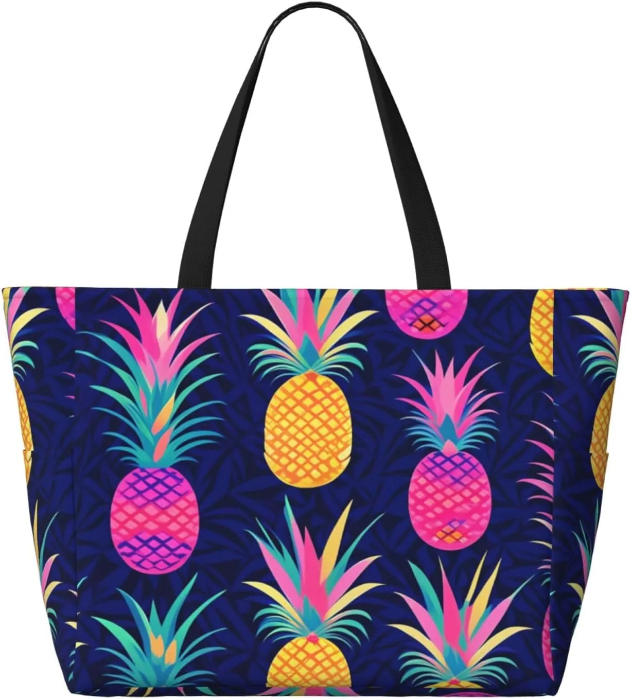 Beach Bags for Women Waterproof Sandproof Women Tote Bag, Large Beach Bag with Zipper for Gym Travel Vocation