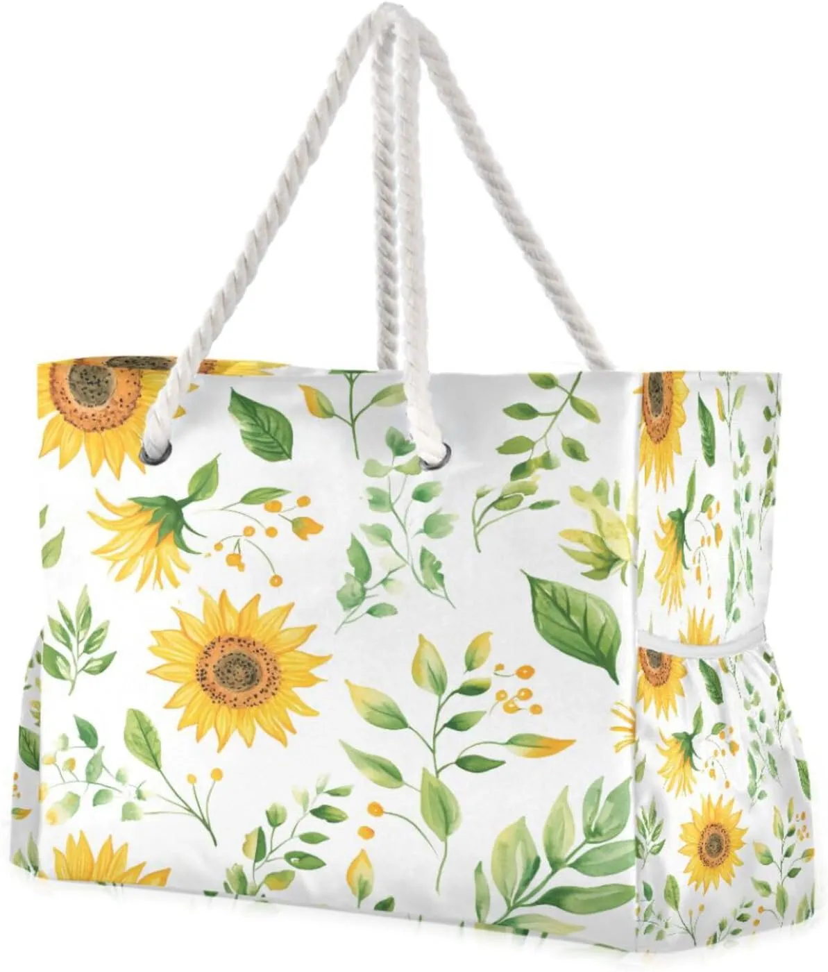 Beach Tote Bag for Women Large Pool Bags Carry On Bag With Wet Compartment for Beach Travel with Pocket Zipper
