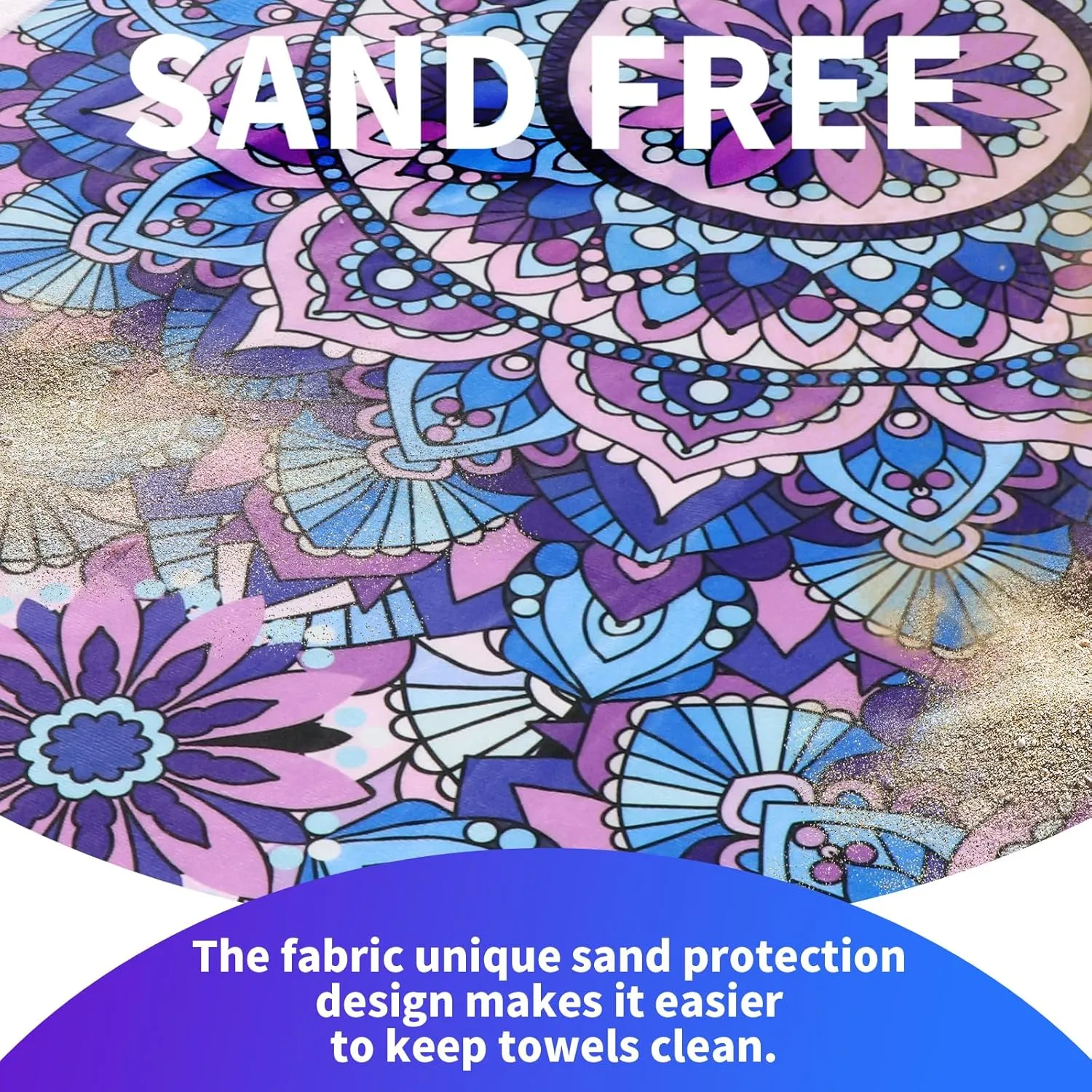 Beach Towel, 2 Pack of 70 x32 Lightweight Sand Free Absorbent Microfiber Towels for Swimming, Travel, Yoga, Camping, Vacation Accessories Essentials for Men & Women