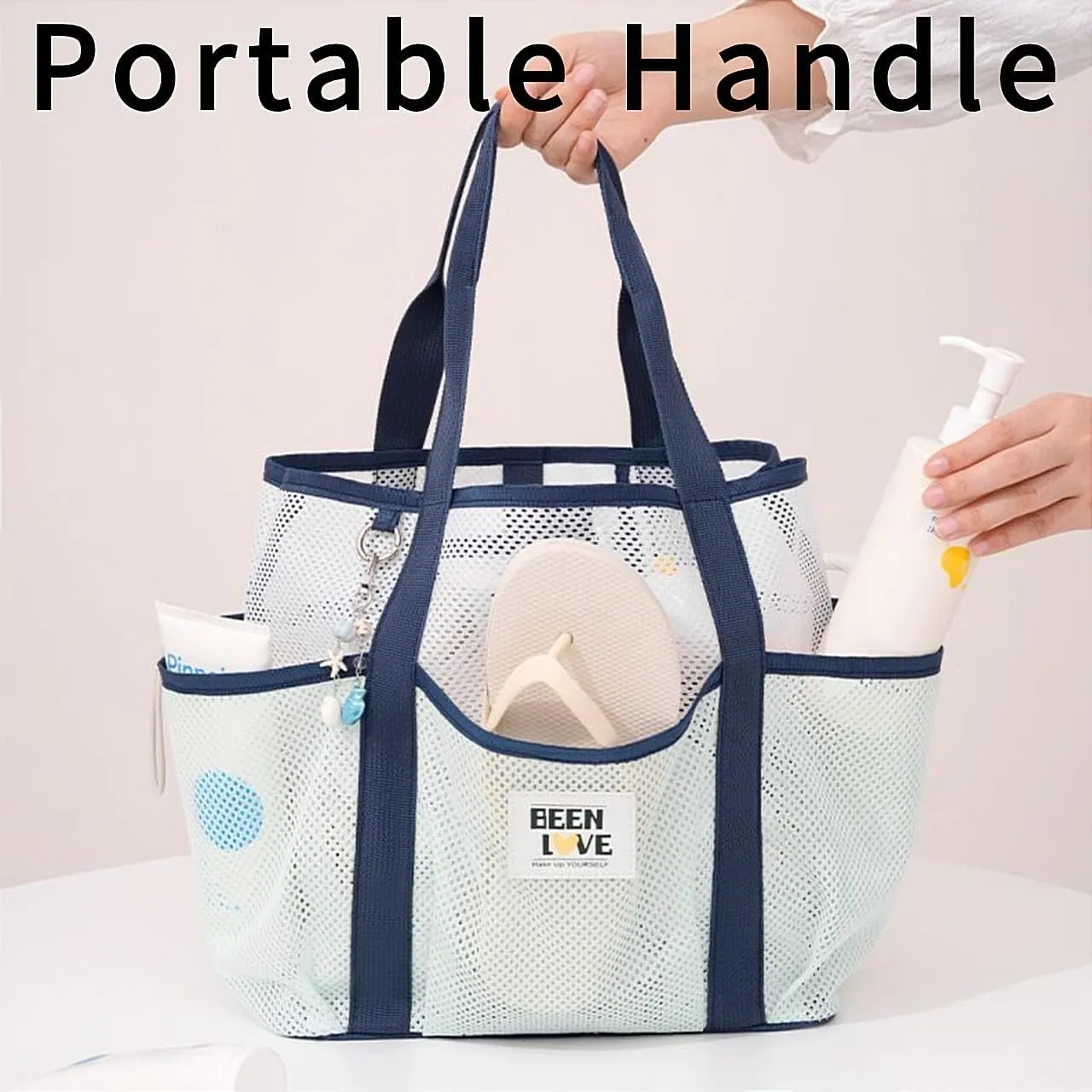 Beach Woven Crochet Bag for Women Straw Hobo Mesh Tote Knit Bags, for Daily Picnic Summer Holiday Travel Vacation