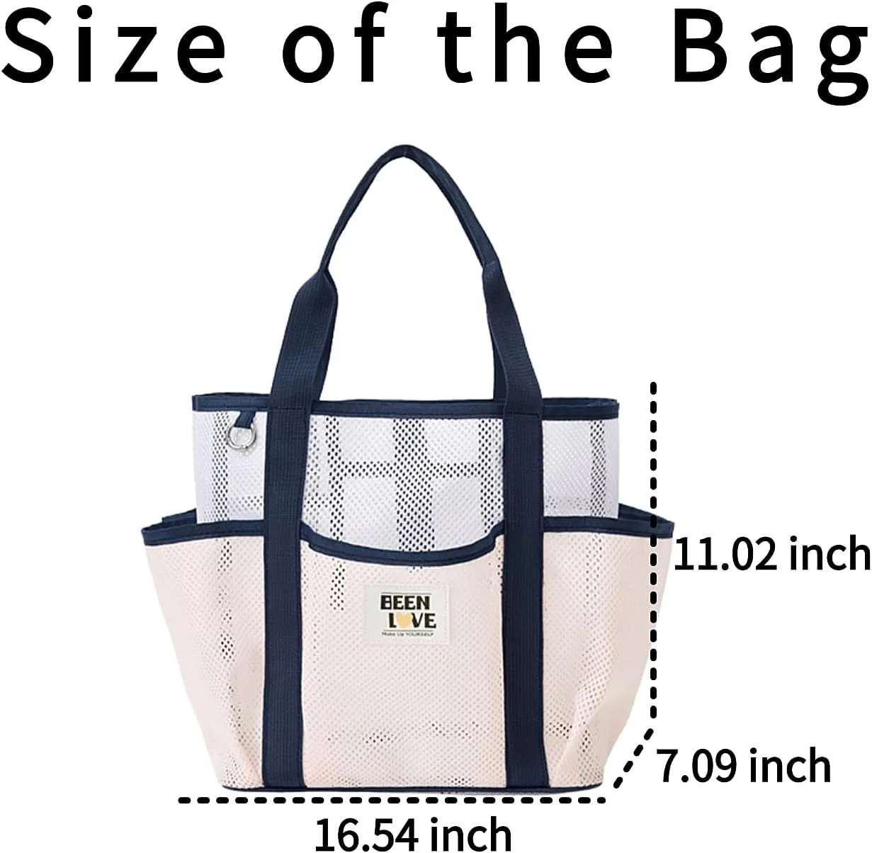 Beach Woven Crochet Bag for Women Straw Hobo Mesh Tote Knit Bags, for Daily Picnic Summer Holiday Travel Vacation