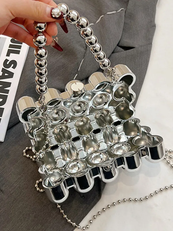 Beaded Geometric Shiny Handbags Crossbody Bags Bags Accessories