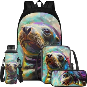 Bearded Dragon Cute Backpack for School Teen Girls 1st 2nd 3rd 4th 5th 6th Grade Boys Girls Teens Bookbag Aesthetic Womens Travel Book Bags for School Kids Student Back Packs