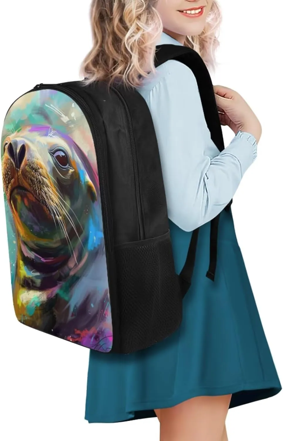 Bearded Dragon Cute Backpack for School Teen Girls 1st 2nd 3rd 4th 5th 6th Grade Boys Girls Teens Bookbag Aesthetic Womens Travel Book Bags for School Kids Student Back Packs