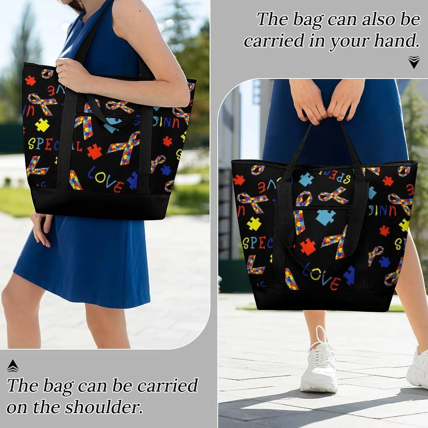 Beautiful Monarch Butterfly Fashionable Large Capacity Insulated Shopping Bag