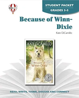 Because Of Winn-Dixie - Student Packet by Novel Units Paperback – July 15, 2019
