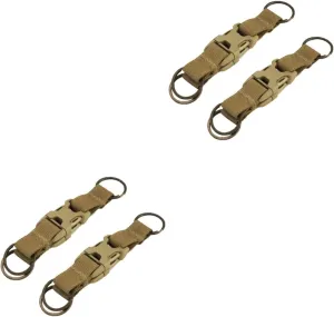 BESPORTBLE Bag Buckle Cinch Webbing Strap Carabiner Clip Large Lanyard Karibena Clip Bungee Cord Ropes Bungee