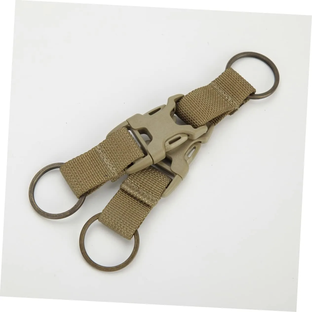 BESPORTBLE Bag Buckle Cinch Webbing Strap Carabiner Clip Large Lanyard Karibena Clip Bungee Cord Ropes Bungee