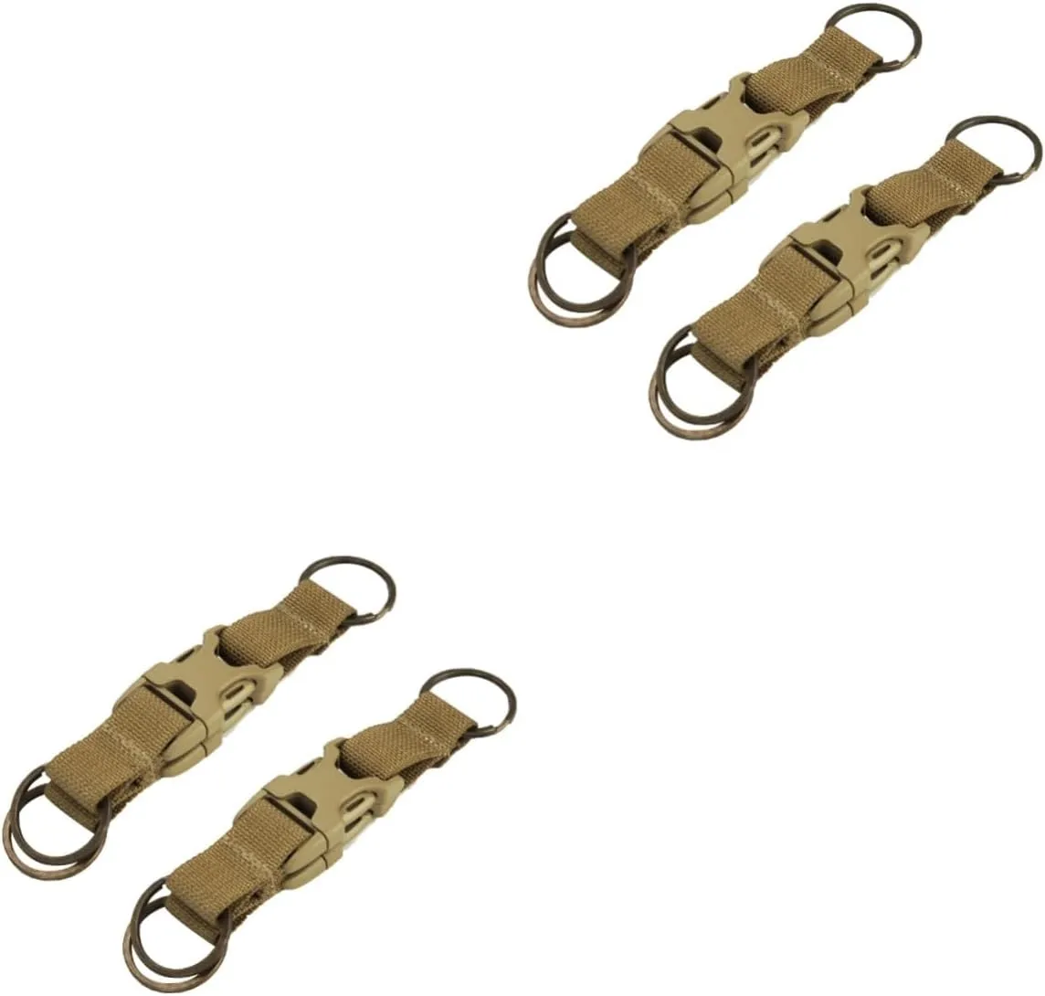 BESPORTBLE Bag Buckle Cinch Webbing Strap Carabiner Clip Large Lanyard Karibena Clip Bungee Cord Ropes Bungee