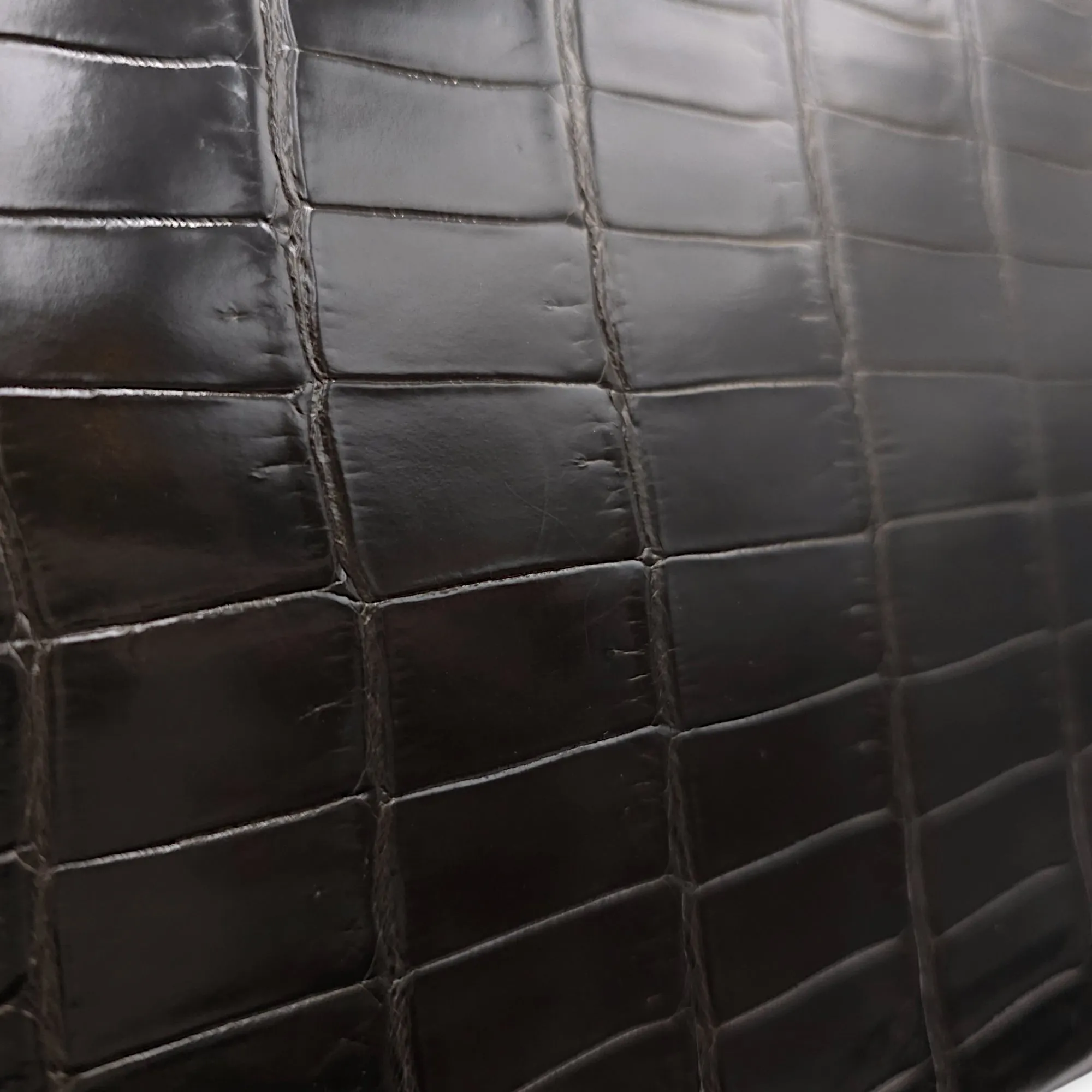 Birkin 30 Graphite in Shiny Niloticus, Gold hardware