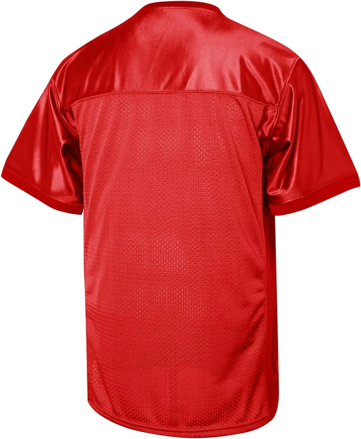 Blank Football Jersey,90s Hip Hop Sports Mesh Practice Plain Football Shirt