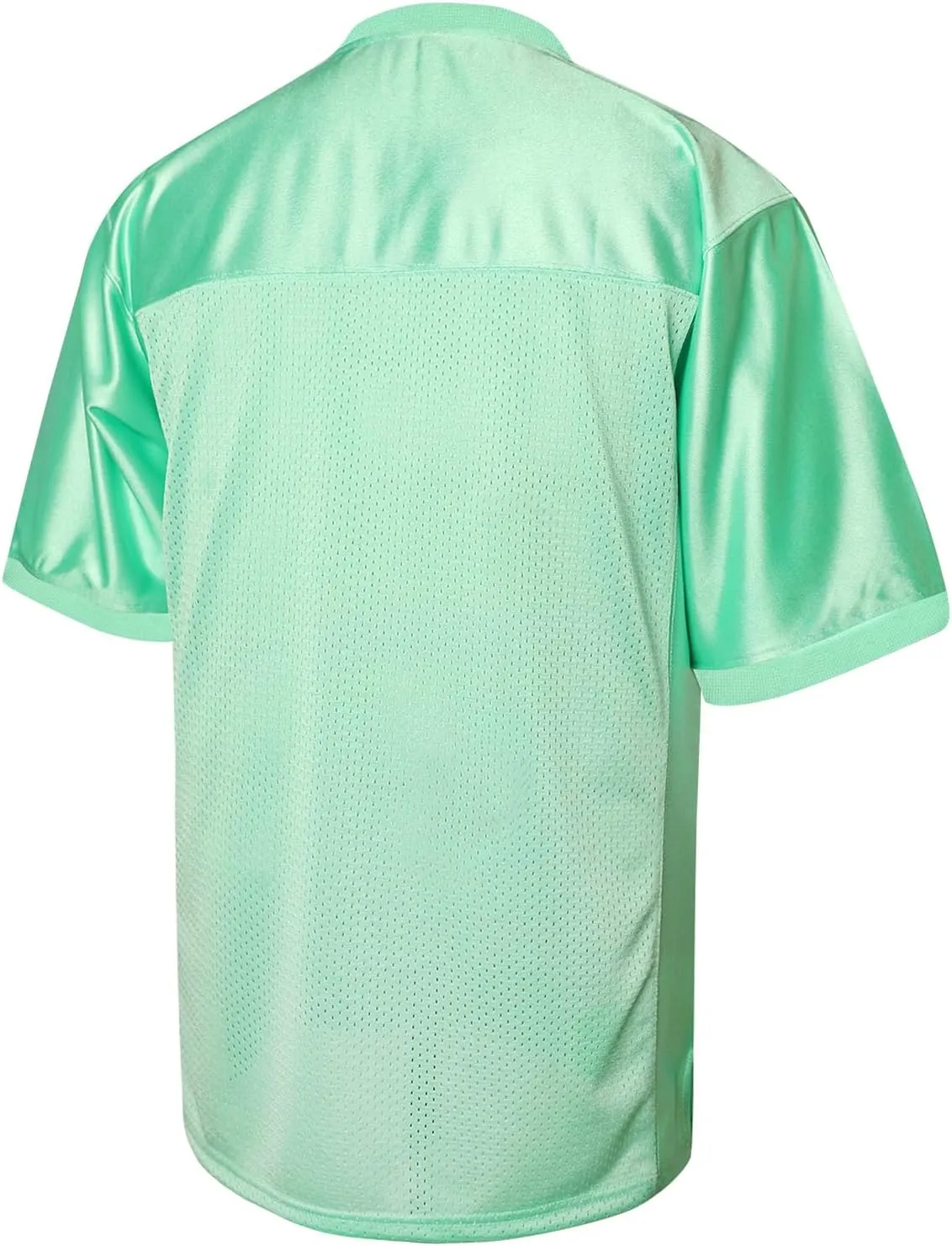 Blank Football Jersey,90s Hip Hop Sports Mesh Practice Plain Football Shirt