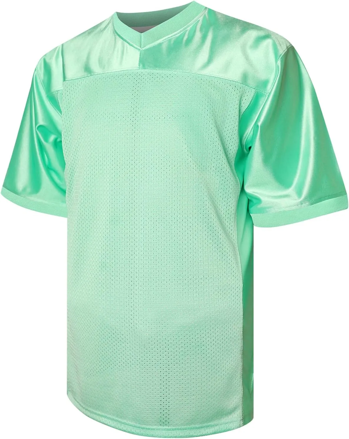 Blank Football Jersey,90s Hip Hop Sports Mesh Practice Plain Football Shirt