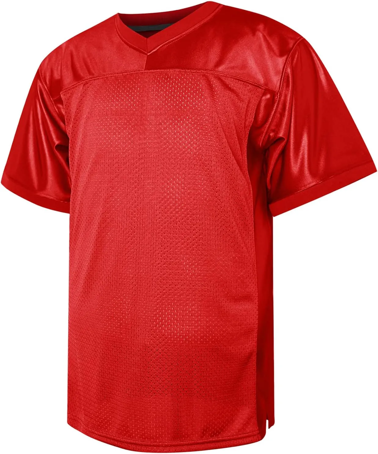 Blank Football Jersey,90s Hip Hop Sports Mesh Practice Plain Football Shirt
