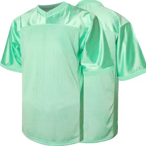 Blank Football Jersey,90s Hip Hop Sports Mesh Practice Plain Football Shirt