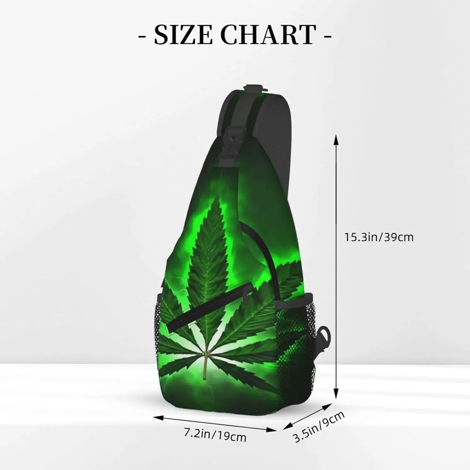 Blue Tie Dye Crossbody Bags Men Cross Chest Bag Women Adjustable Sling Backpack Shoulder Bag