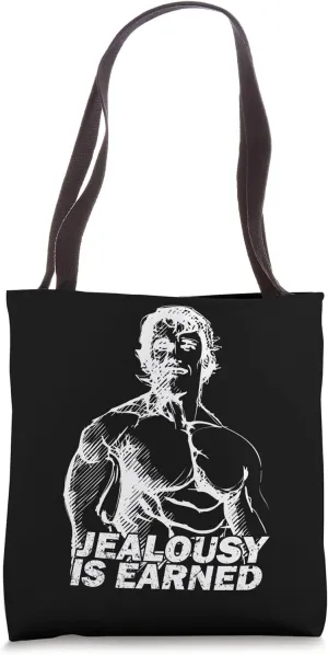Bodybuilding Gym Inspiration Arnold Old School Golden Era Tote Bag