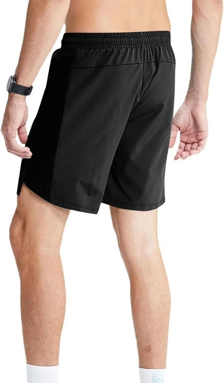 Bodybuilding Shorts for Mens, Mesh Breathable Workout Athletic Gym Shorts Running Stretchy Quick Drying Training Short