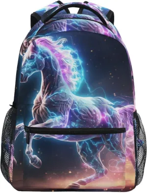 Bookbags Laptop Backpack for High School Adult Horse Myth 2 Travel College Teens Student Casual Shoulder Daypack