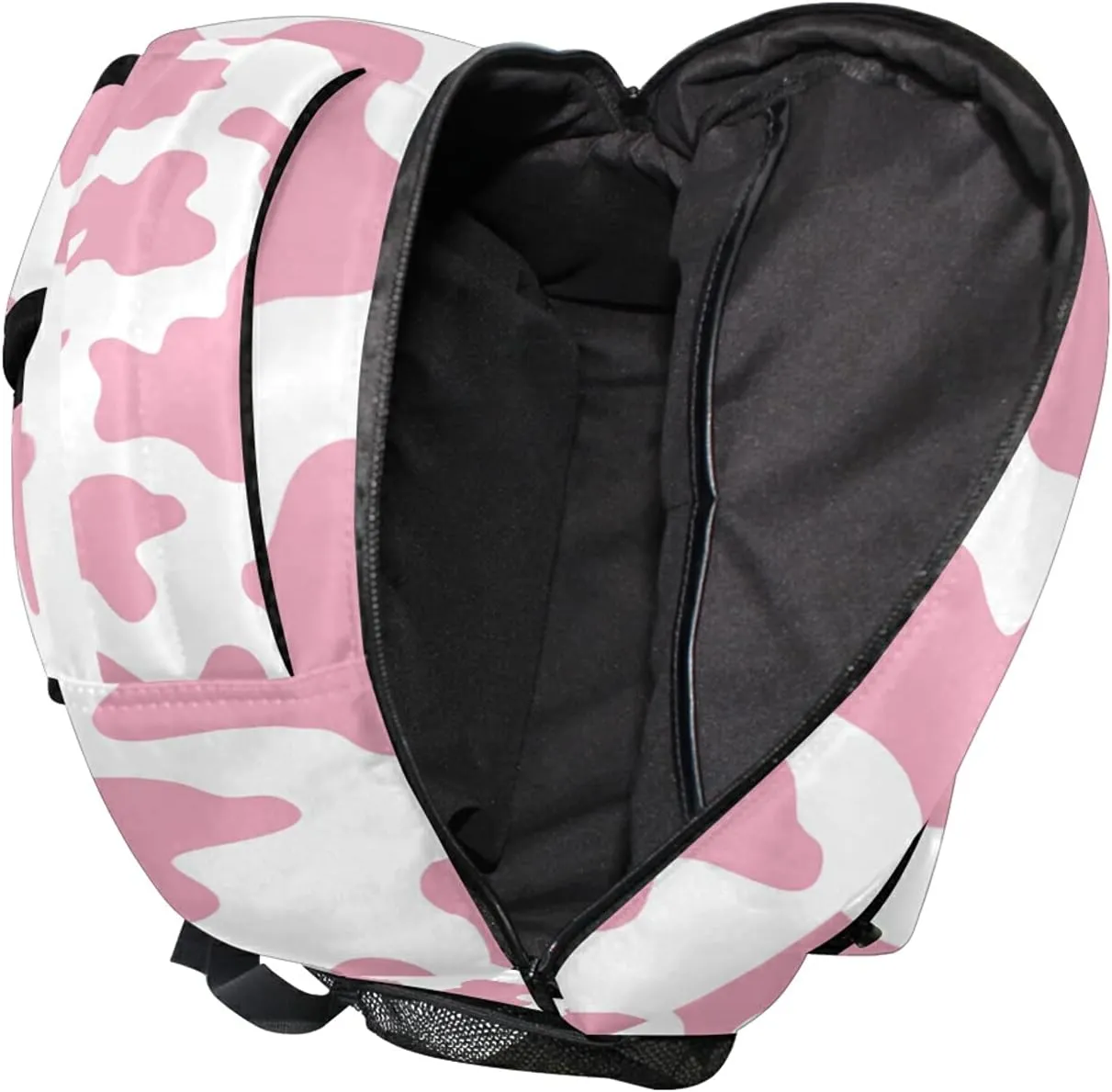 Bookbags Laptop Backpack for Women Girls School Adult Pink Cow Print Camo Camoflage Travel College Teens Student Casual Shoulder Daypack