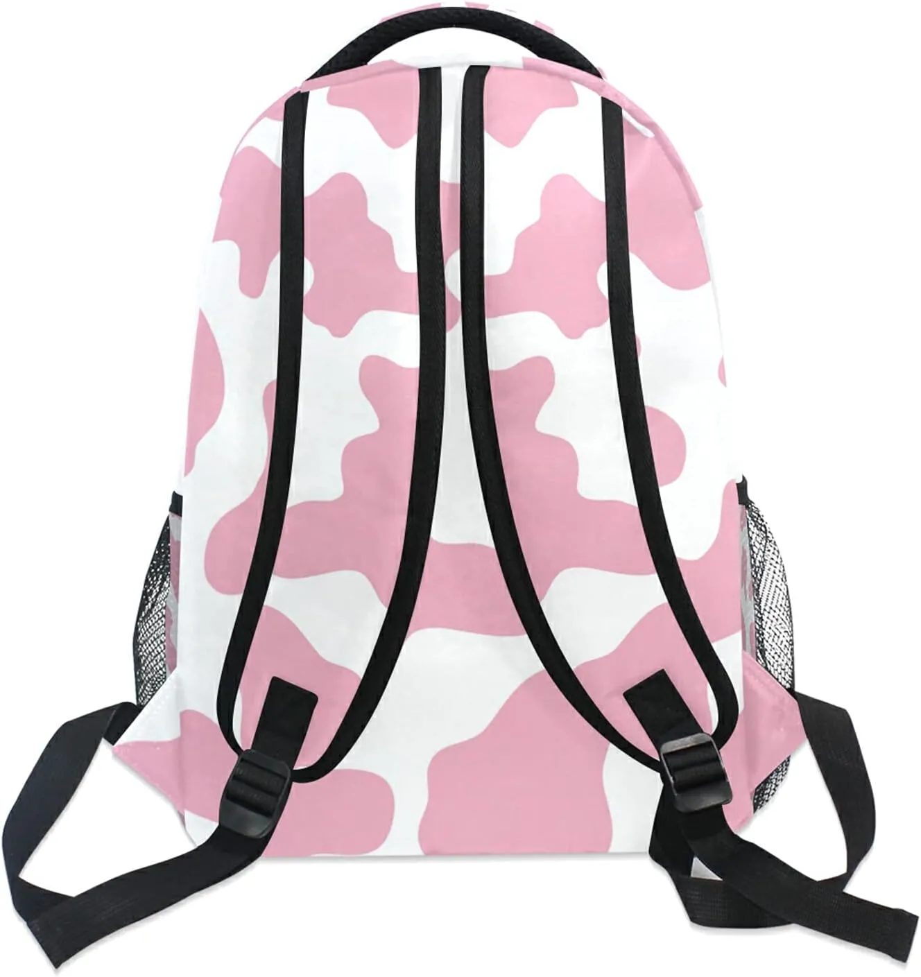 Bookbags Laptop Backpack for Women Girls School Adult Pink Cow Print Camo Camoflage Travel College Teens Student Casual Shoulder Daypack