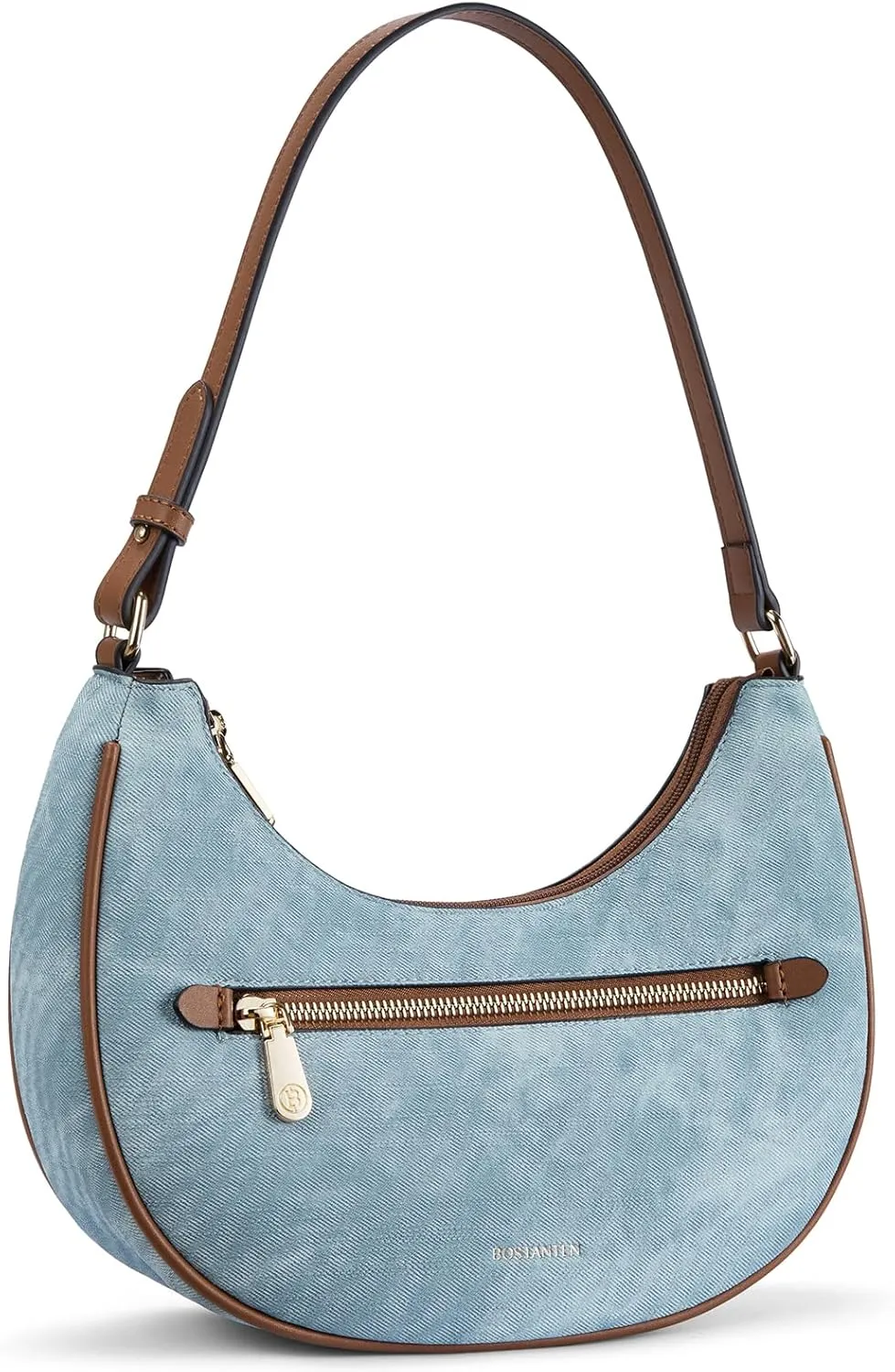 BOSTANTEN Small Purses for Women Trendy Cresent Shoulder Bag Hobo Handbags
