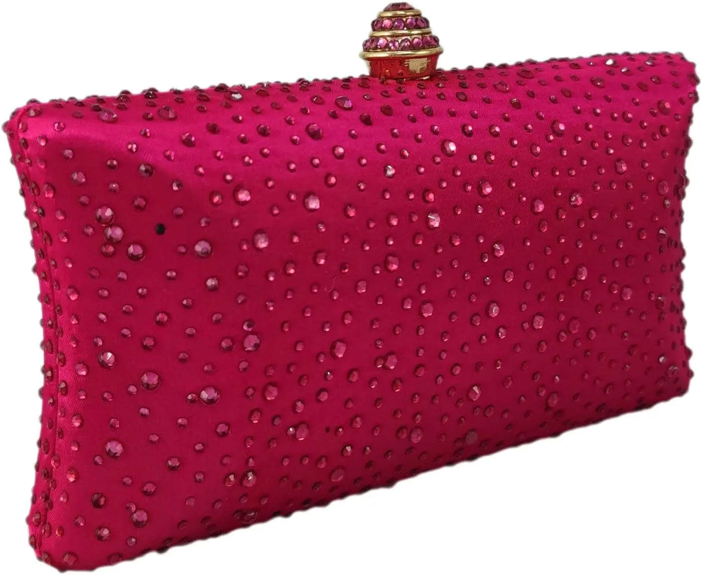 Boutique De FGG Crystal Clutch Purse for Women Formal Evening Bags Party Rhinestone Clutch Bag Wedding Prom Handbags,Mini