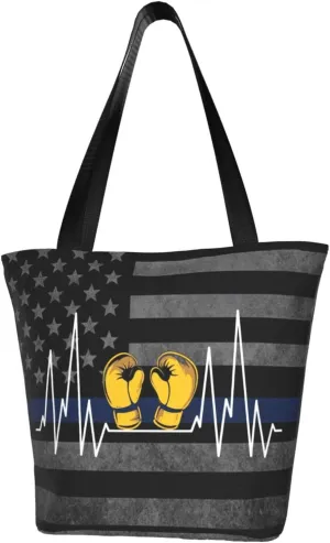 Boxing Gloves Heartbeat Fashion Shoulder Bag Large Capacity For Man Or Woman