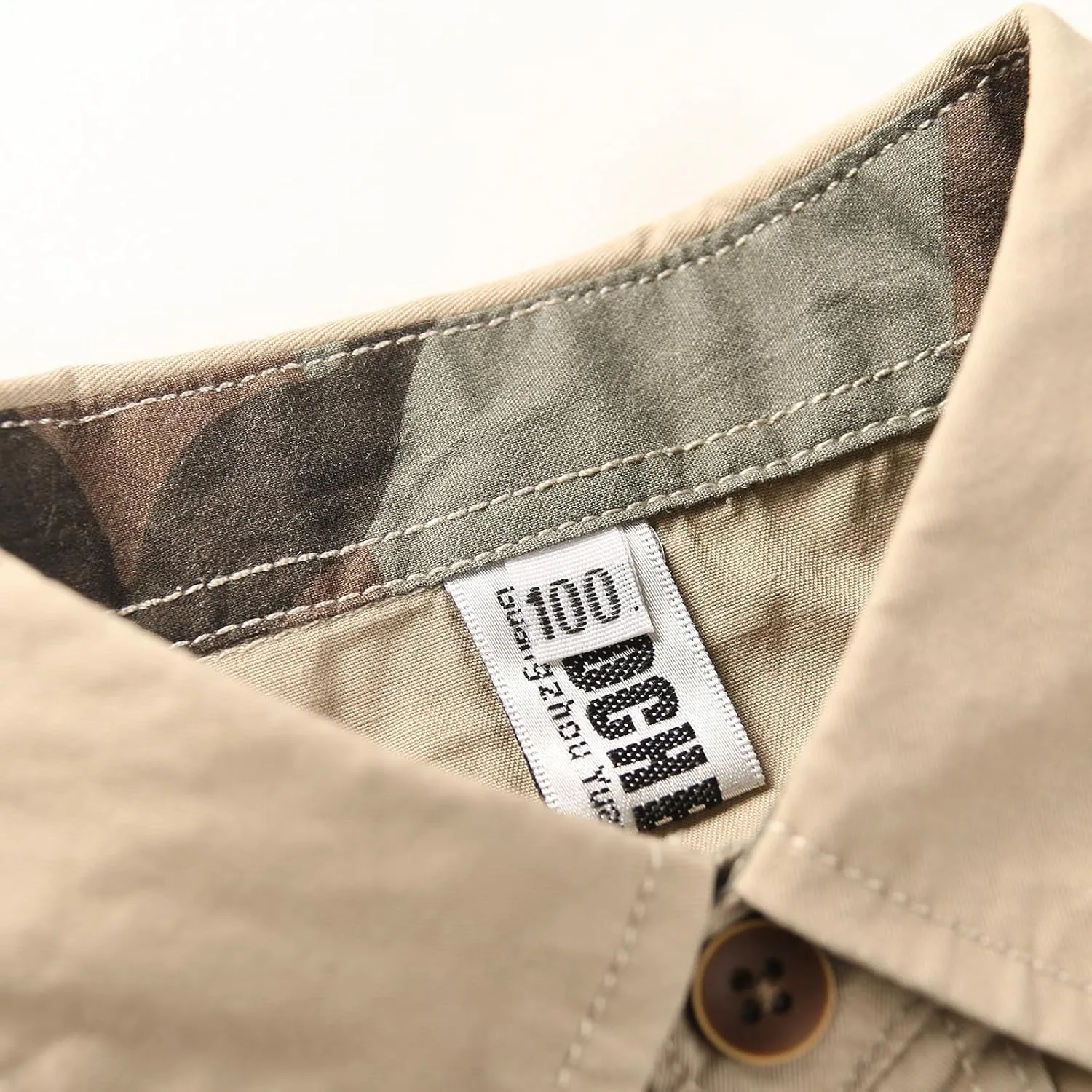 Boys Short Sleeve Button Down Shirt Casual Uniform Military Scout Shirt with 2 Pockets