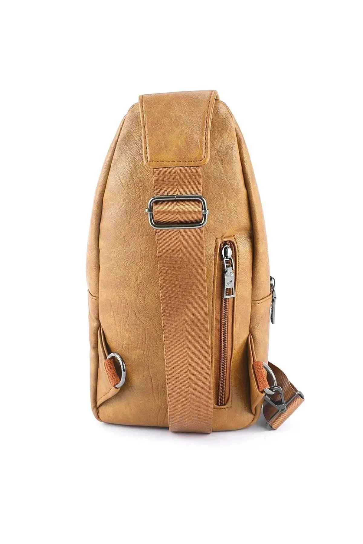 Brown Vintage Large Capacity Tassel Sling Bag