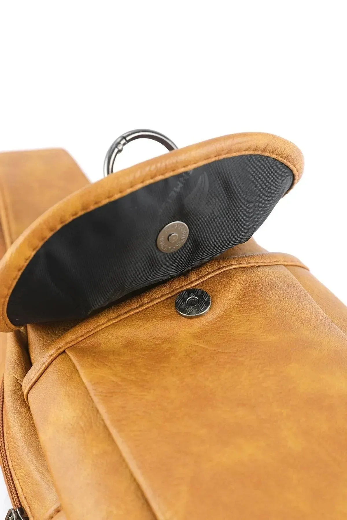 Brown Vintage Large Capacity Tassel Sling Bag