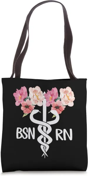 BSN RN Caduceus | Bachelor Of Science In Nursing Student Tote Bag