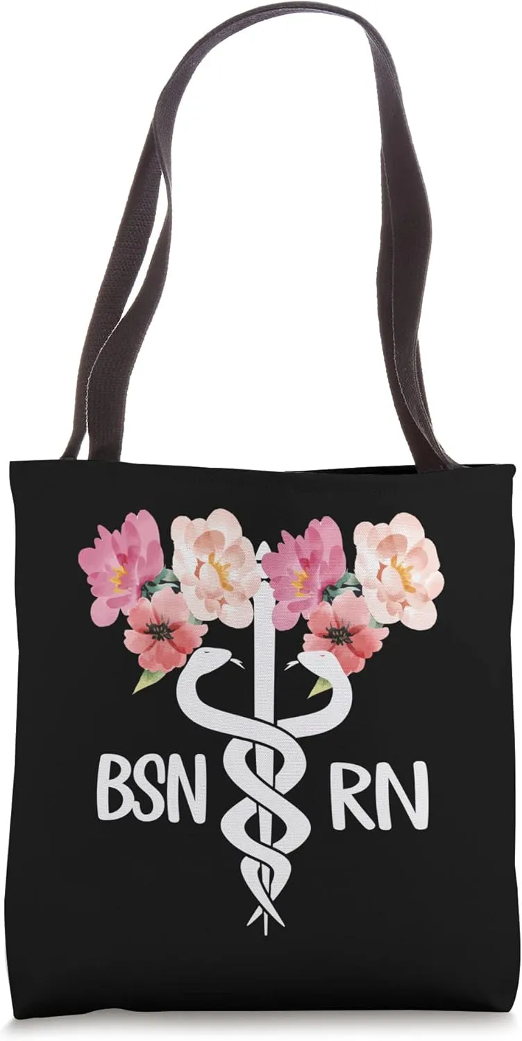 BSN RN Caduceus | Bachelor Of Science In Nursing Student Tote Bag